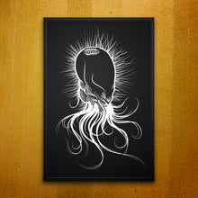 Squid-head Framed Wall Picture